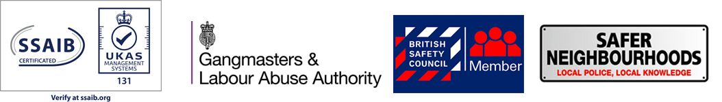 LSS Security Accreditations Logos 2026